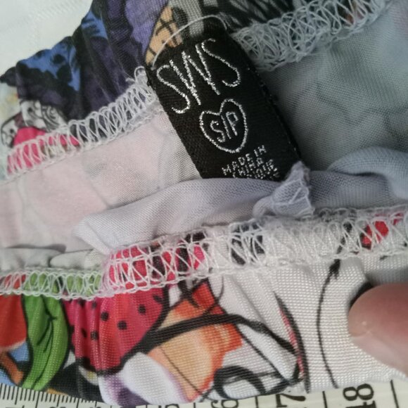 Extensible leggings with collage pattern Small spandex & polyester - Picture 5 of 7